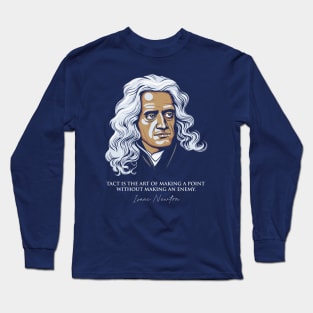 Isaac Newton Quotes Long Sleeve T-Shirt